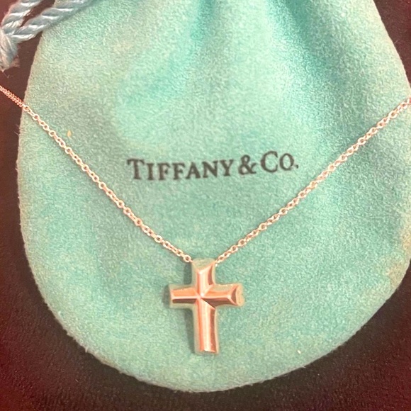 Tiffany & Co. Jewelry Tiffany Co Silver Cross Necklace Poshmark